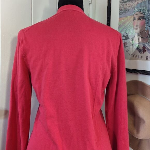 Brooks Brothers 💯% Supima Cotton Cardigan SM Tomato Girl Preppy Chic Heritage - Picture 7 of 9